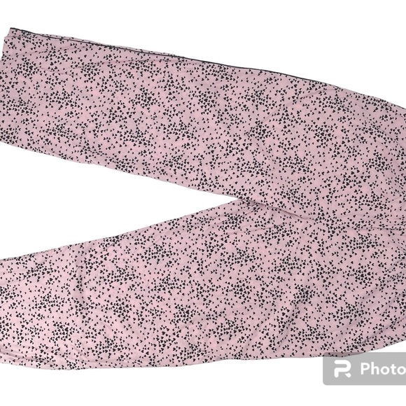 Victoria's Secret Dreamer Flannel Long Pajama Set Babydoll Tiny Hearts - XXL - Picture 7 of 12